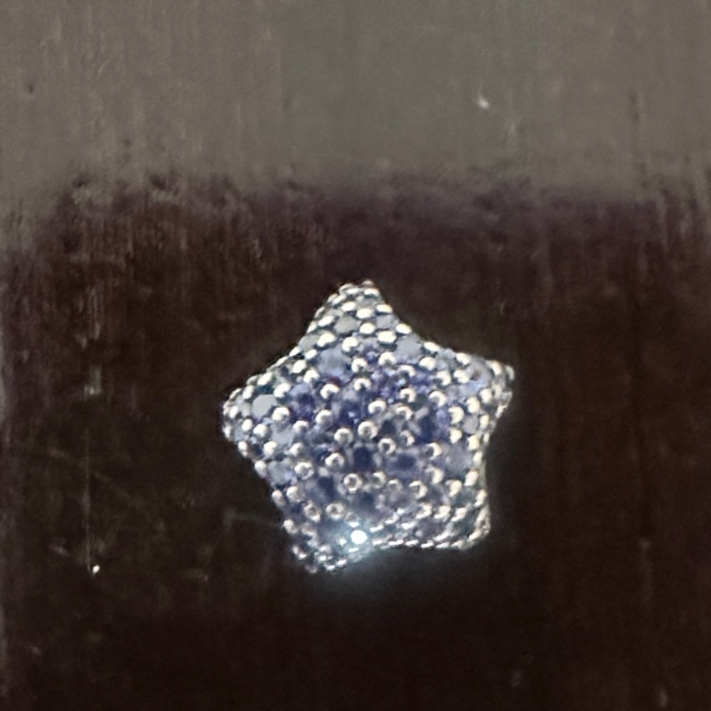Pandora Blue Star Bracelet Charm